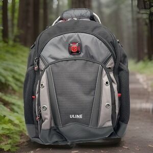 New Swiss Gear Synergy Pro Uline Laptop Notebook Tablet‎ Backpack Black